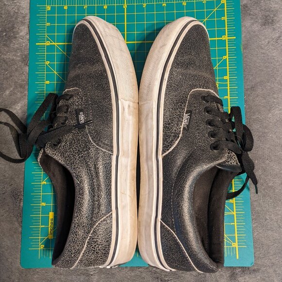 Vans Black cracked Leather size 8.5 - Picture 5 of 9